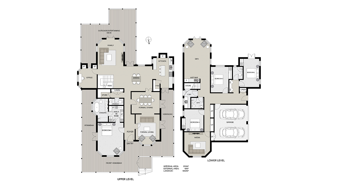 Floor Plan with Site Plan sample